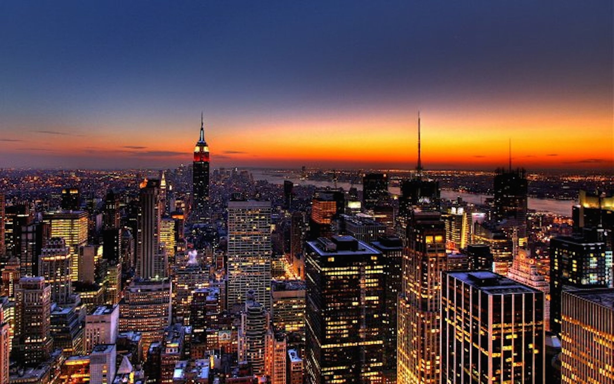 New York Sunset WallpaperFree HD Sunrises & Sunsets