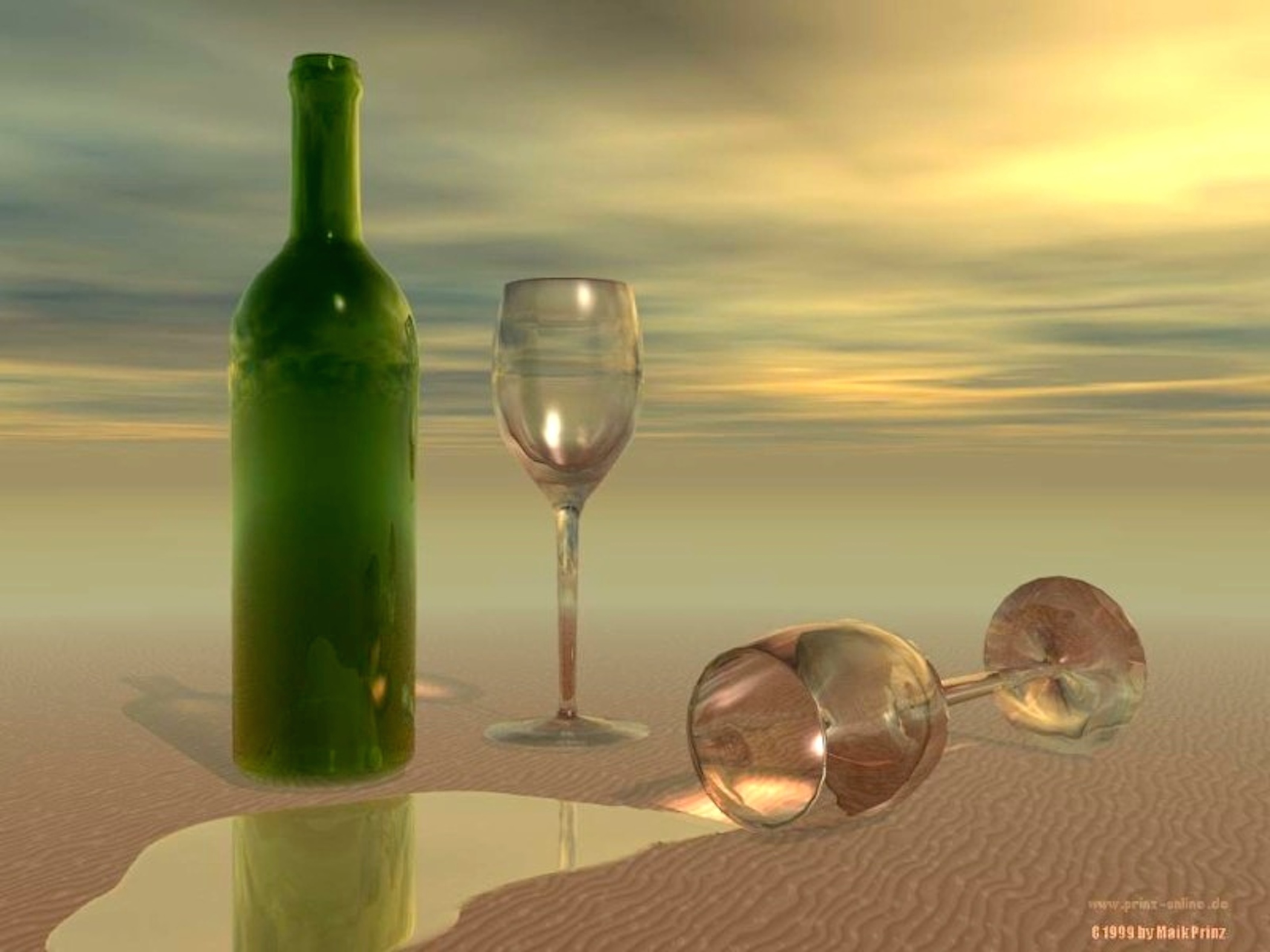 Beach Wine Wallpaper-Free HD 3D Downloads