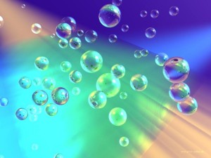 3D Bubbles Wallpaper