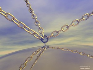 3D Chain Wallpaper