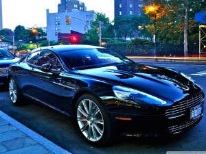 Aston Martin DB9 City Street Wallpaper