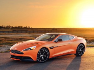 Aston Martin Vanquish Orange Wallpaper