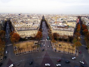 Place de l’Etoile Aerial View Paris France Wallpaper