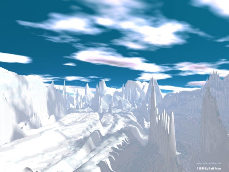 3D Iceberg Wallpaper