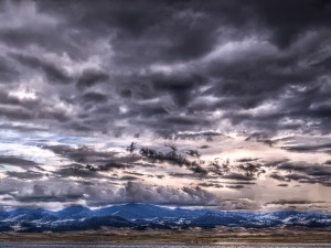 HDR Cloudy Sky Wallpaper