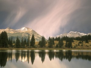 Stormy Little Molas Lake Colorado Wallpaper