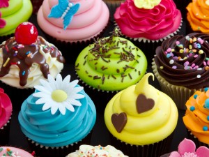 Appetizing Cupcakes Wallpaper
