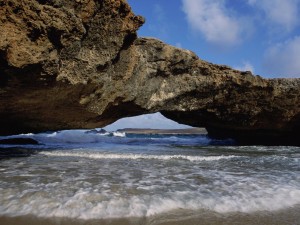 Aruba Natural Bridge Wallpaper