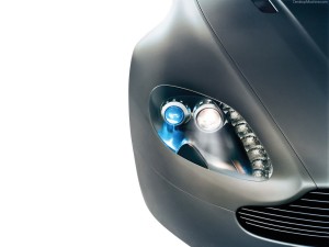 Aston Martin Vantage Headlight Wallpaper