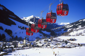 Cable Cars, Kohlmais Bahn,saalbach, Saalbach Hinterglemm, Salzburger Land, Austria