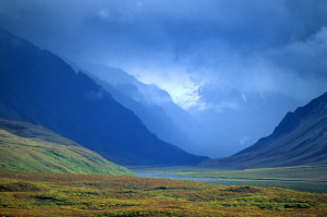 Colorful Arctic Valley, Denali National Park, Alaska