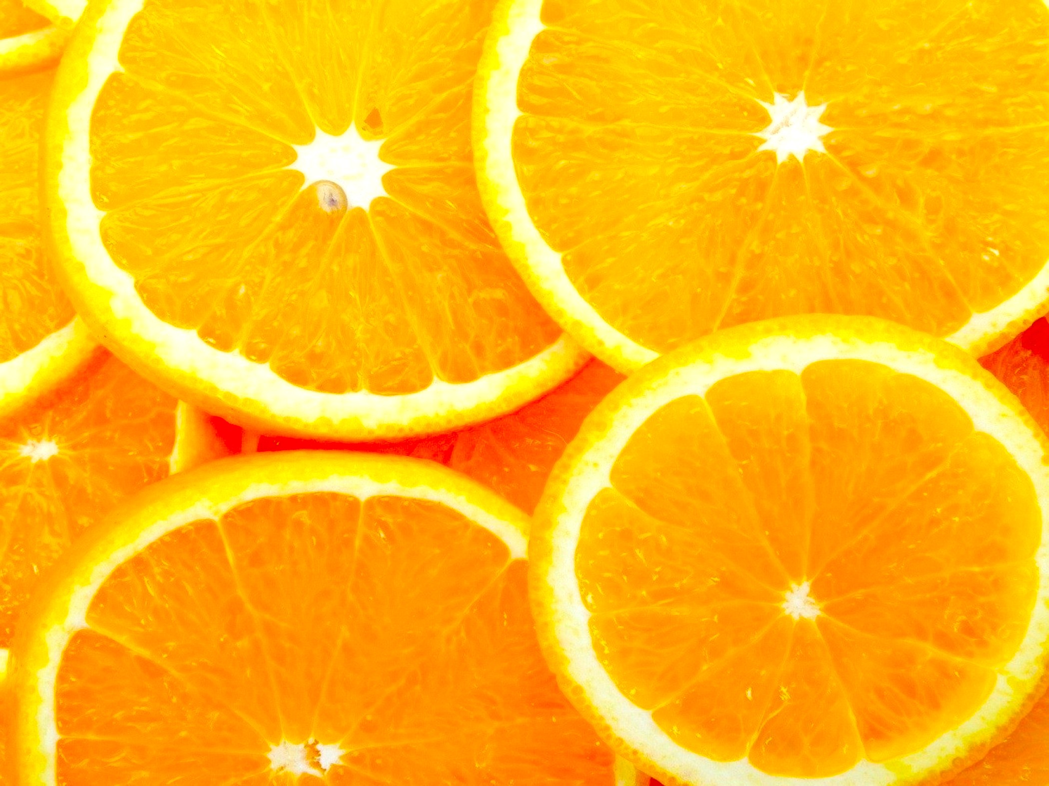 Juicy Orange Slices Wallpaper - Free HD Downloads