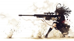 Anime Sniper Girl Wallpaper