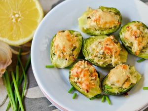 Cheese Stuffed Brussel Sprouts Wallpaper