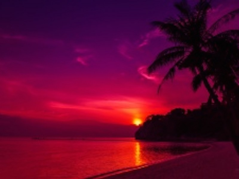 Thailand Beach Sunset Wallpaper