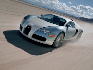 Bugatti Veyron In/bei Gerlach In Nevada Usa