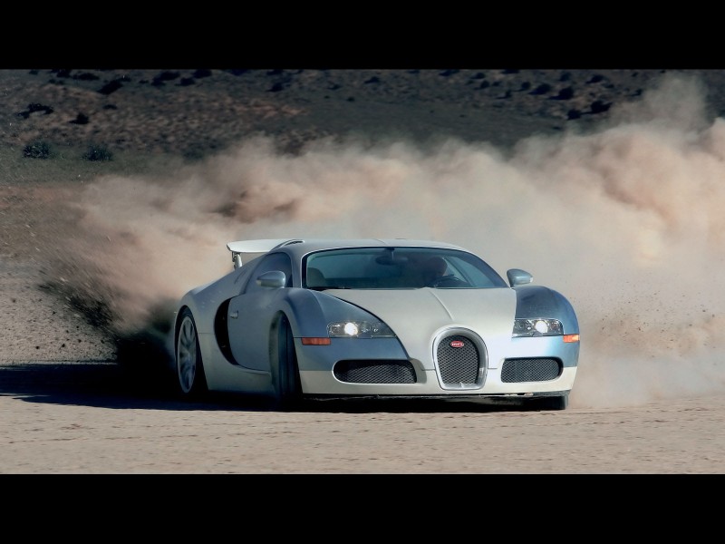 Bugatti Veyron
In Gerlach Nevada