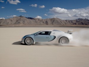 Bugatti Veyron In/bei Gerlach In Nevada Usa