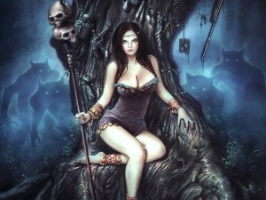 Dark Woman Fantasy Wallpaper