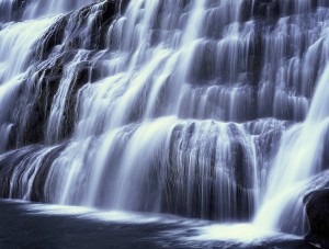 Waterfall Painting Wallpaper