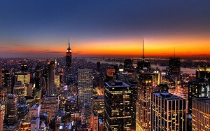 New York Sunset Wallpaper