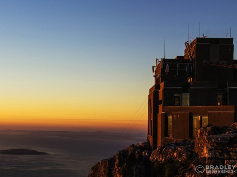 Table Mountain Cable Car Sunset Wallpaper