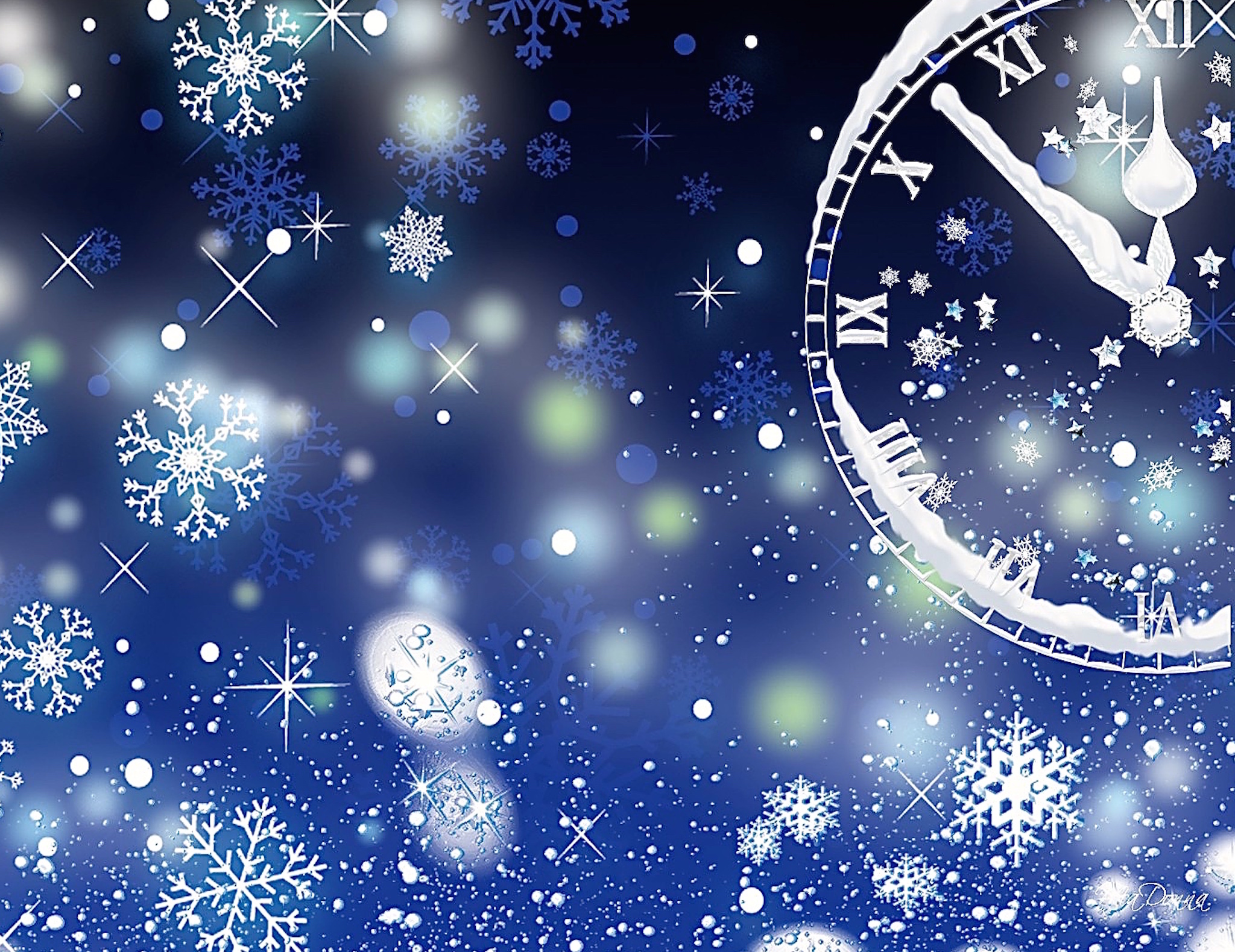 NYE Clock Countdown Wallpaper Free HD Downloads