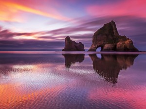 Archway Islands-New Zealand Wallpaper