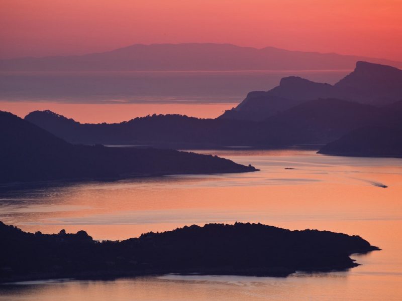 Adriatic Sea-Croatia Sunset Wallpaper