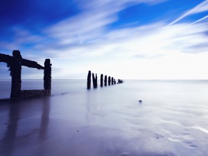 Serene English Channel Wallpaper